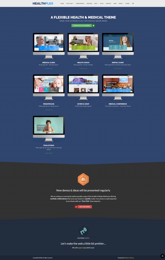 HEALTHFLEX v2.0.0-医疗健康WordPress主题
