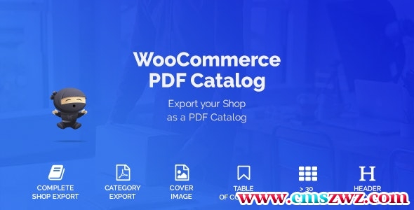 WooCommerce PDF Catalog v1.13.6-woo商店转PDF目录插件