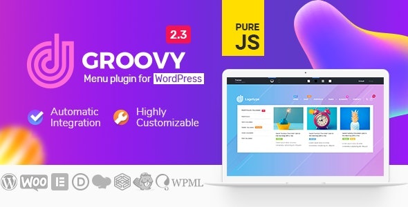 Groovy Mega Menu v2.3.6-WordPress响应式超级菜单插件