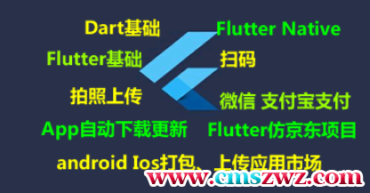 Flutter仿京东商城项目实战视频教程（完整版）